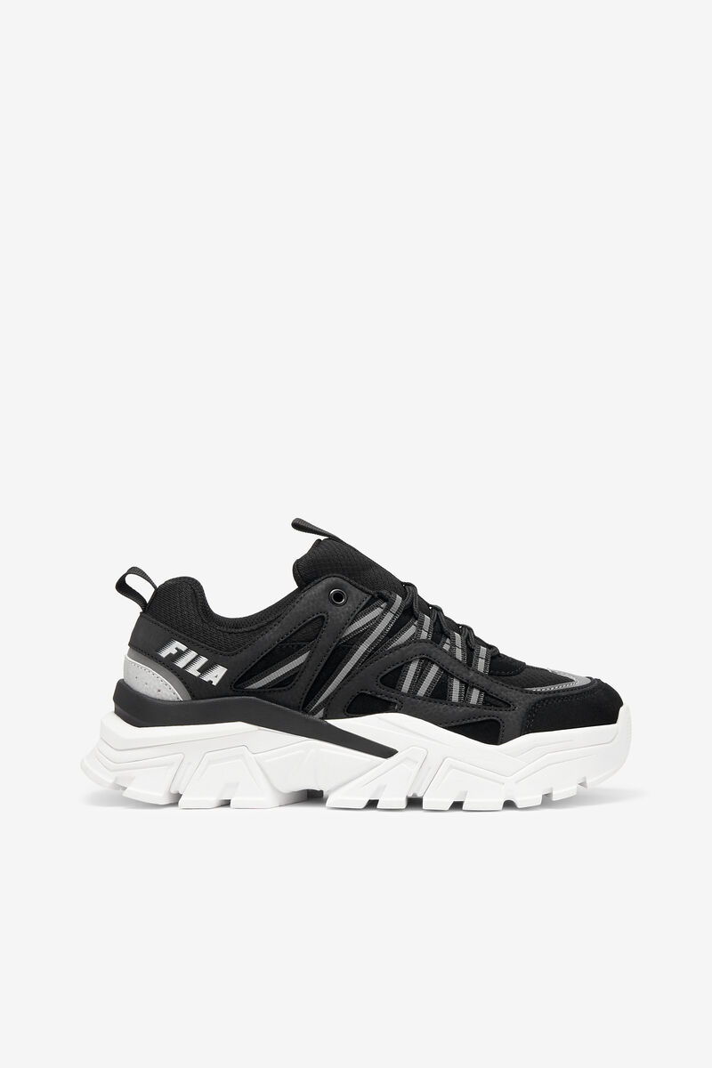 Fila Vitalize Black / White / Metal Silver | EjSuF43bavu