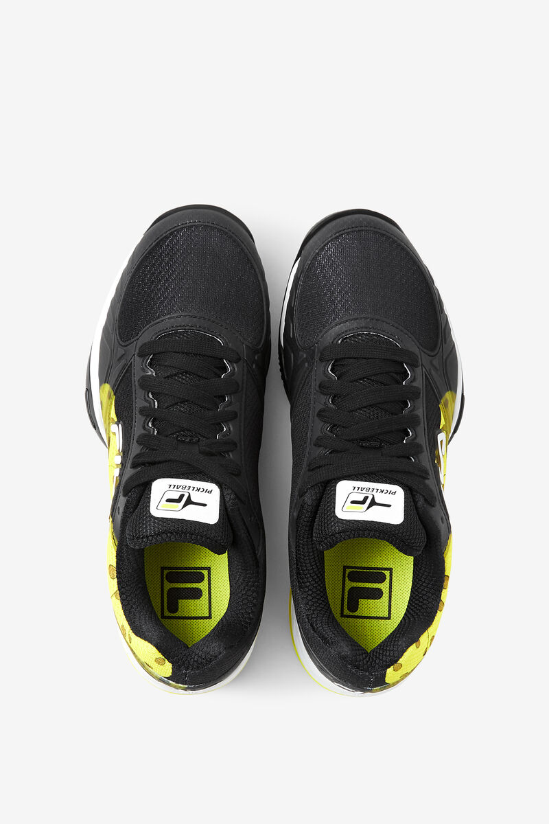 Fila Volley Zone Black / White / Yellow | wDB7PNrQjQF