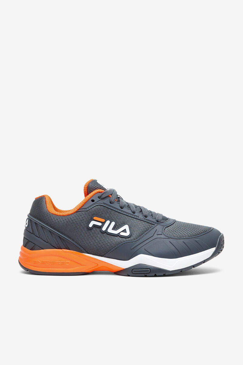 Fila Volley Zone Dark Grey / White / Orange | i7ELUGmjMIn