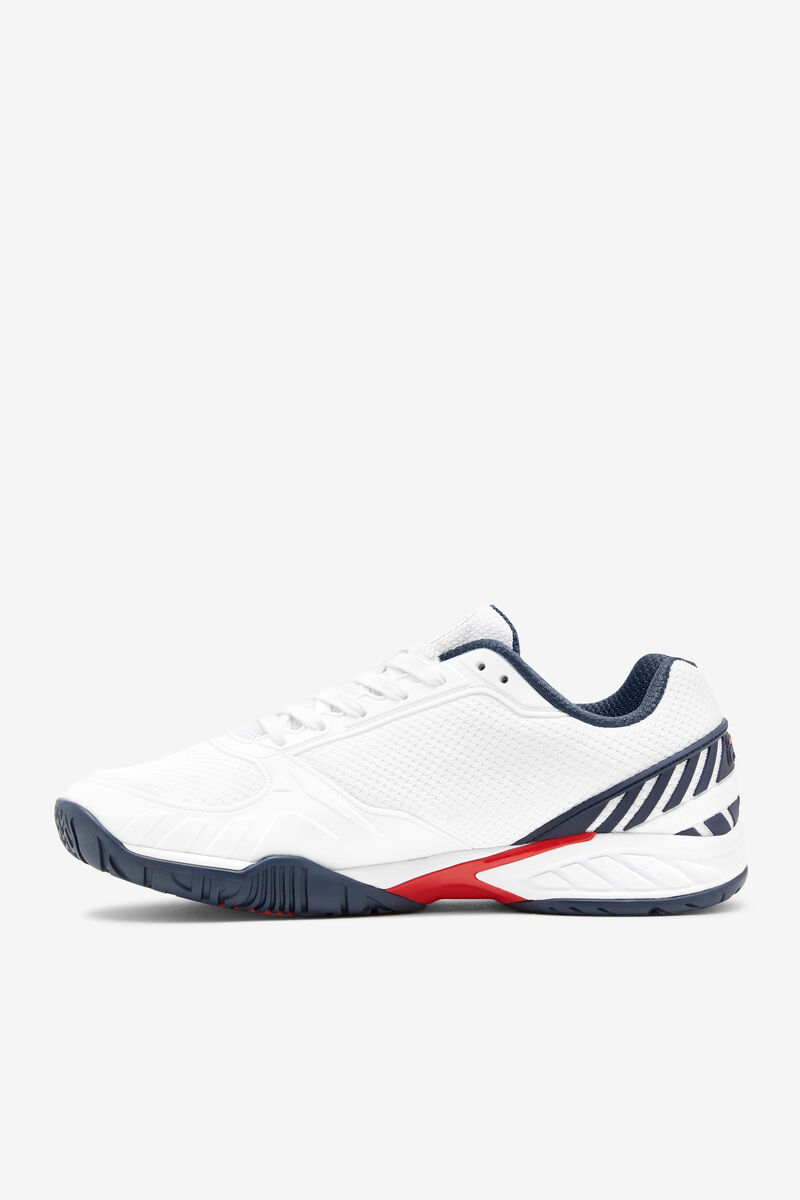 Fila Volley Zone White / Navy / Red | izUrmZtsNTW