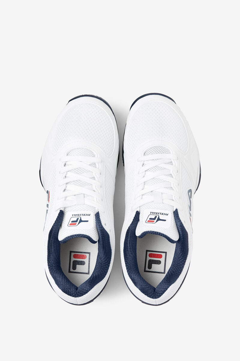 Fila Volley Zone White / Navy / Red | izUrmZtsNTW