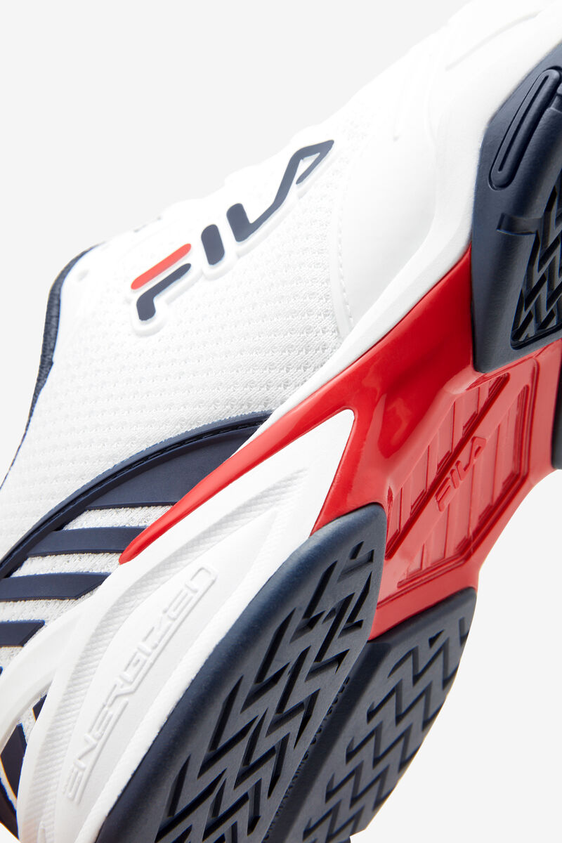 Fila Volley Zone White / Navy / Red | izUrmZtsNTW