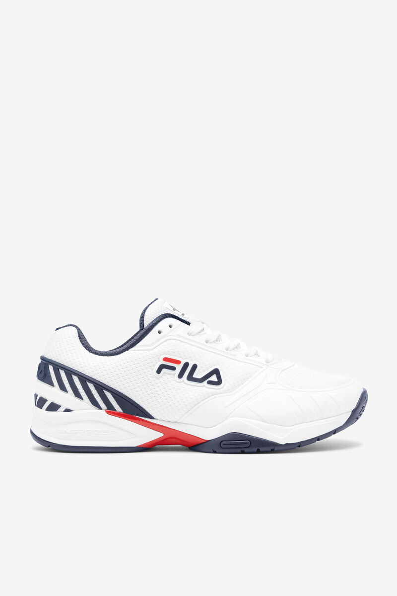 Fila Volley Zone White / Navy / Red | izUrmZtsNTW