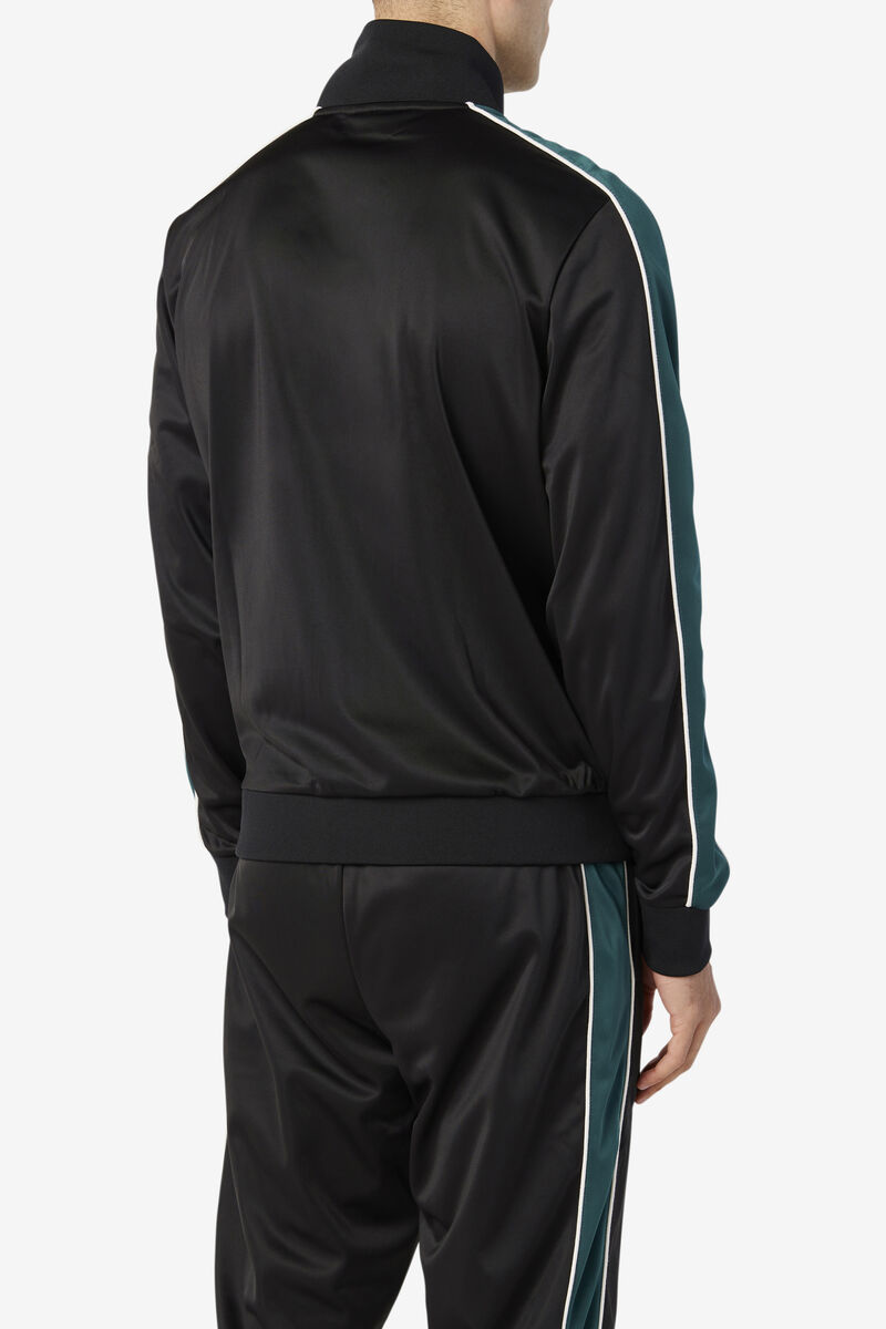 Fila Wicks Track Jacket Black / White | HRDDSc8cTkp