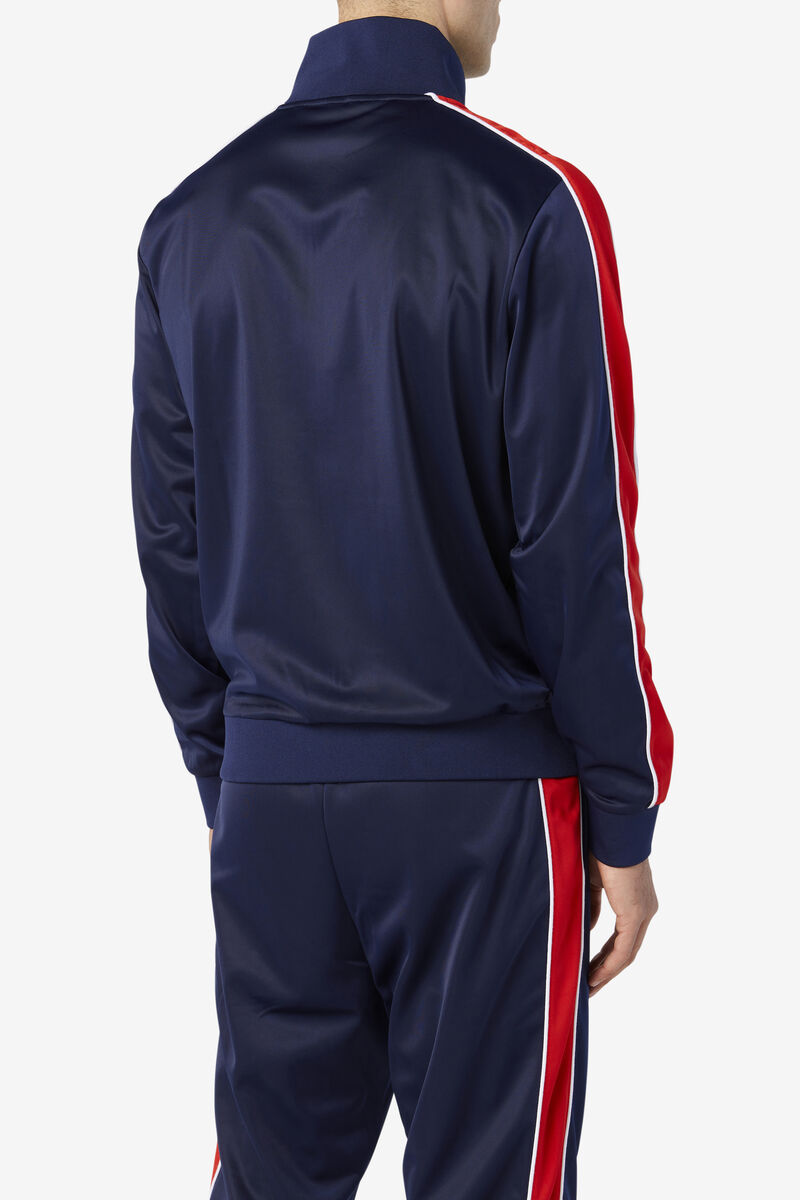 Fila Wicks Track Jacket Navy / Red / White | Y7vGOykYe3J