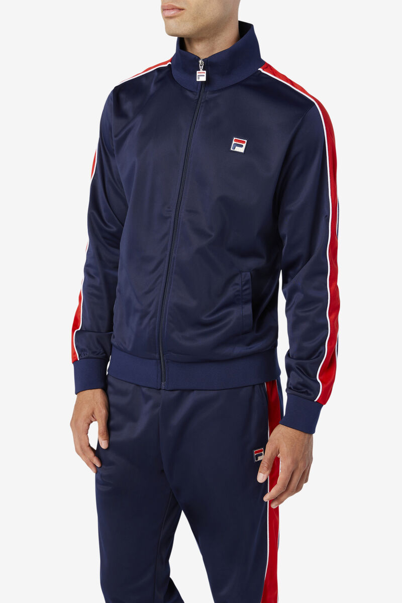 Fila Wicks Track Jacket Navy / Red / White | Y7vGOykYe3J